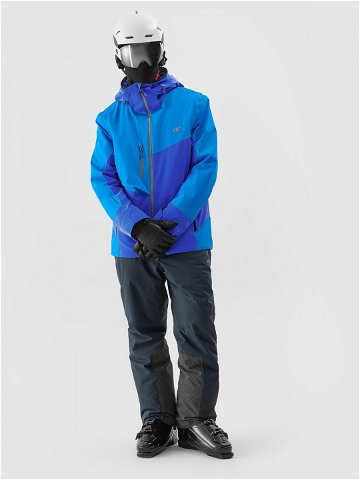 Pánská lyžařská bunda 4FPro membrána Dermizax 20000 – kobaltová