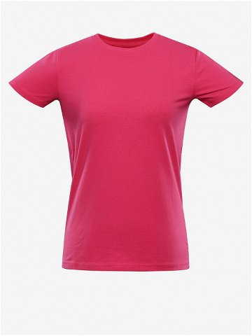 Tmavě růžové dámské basic tričko NAX DELENA