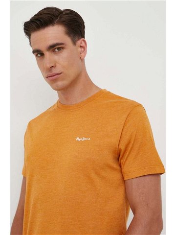 Tričko Pepe Jeans Nouvel oranžová barva