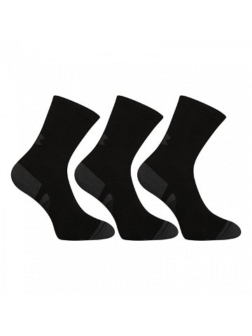3PACK ponožky Under Armour černé 1379521 001 XS