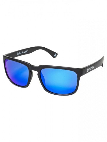 Meatfly sluneční polarizační brýle Gammy Black Matt Blue Černá Velikost One Size