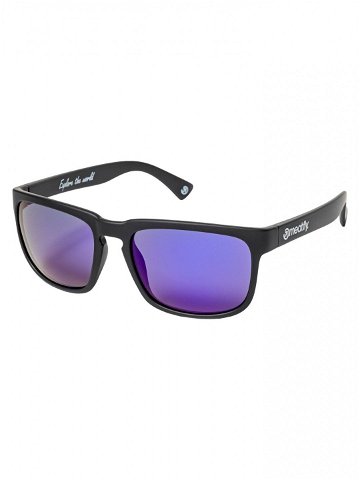 Meatfly sluneční polarizační brýle Gammy Black Matt Purple Černá Velikost One Size