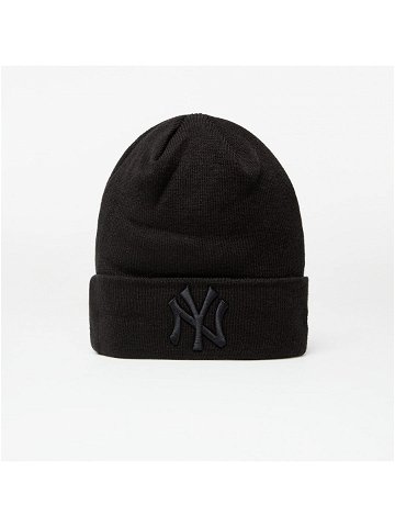 New Era Cap Mlb Essential Cuff Knit New York Yankees Black Black
