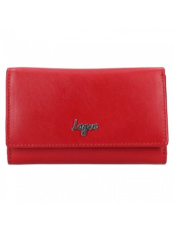 Dámská kožená peněženka Lagen Slávka – červená