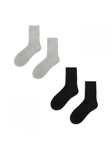 Cropp – 2 pack ponožky – Světle šedá