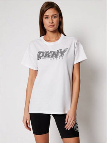 DKNY Sport T-Shirt DP0T7477 Bílá Relaxed Fit