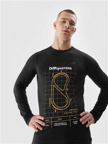 Tričko s dlouhými rukávy regular s potiskem unisex 4F x Drift Masters