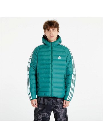 Adidas Pad Hooded Puffer Jacket Collegiate Green White