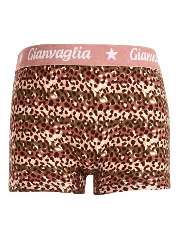 Dívčí kalhotky s nohavičkou boxerky Gianvaglia růžové 813 92