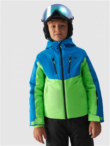 Chlapecká lyžařská bunda membrána 10000 – tyrkysová