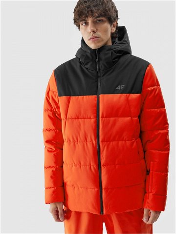 Pánská lyžařská péřová bunda se syntetickým peřím – červená