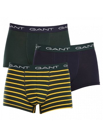 3PACK pánské boxerky Gant vícebarevné 902333023-374 XL