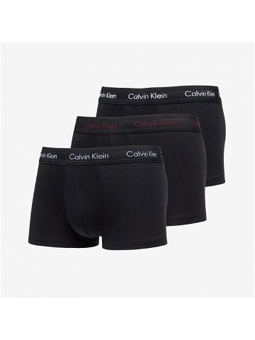Calvin Klein Cotton Stretch Low Rise Trunk 3-Pack Black