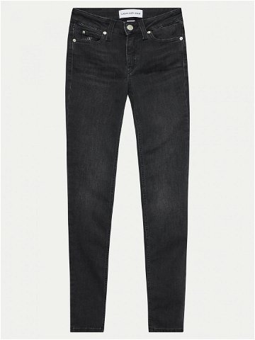 Calvin Klein Jeans Jeansy J20J214099 Černá Skinny Fit