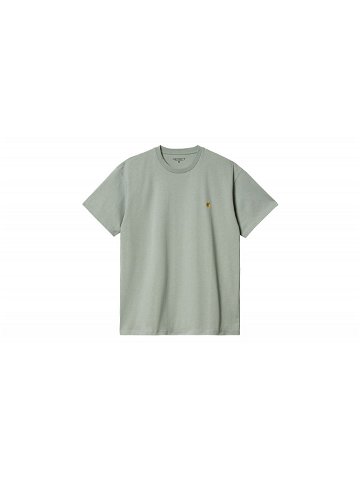 Carhartt WIP S S Chase T-Shirt Glassy Teal Gold