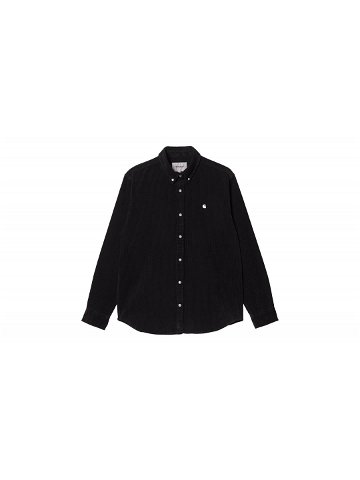 Carhartt WIP L S Madison Cord Shirt Black Wax
