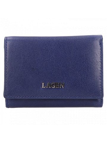 Dámská kožená peněženka Lagen Hebbe – modrá