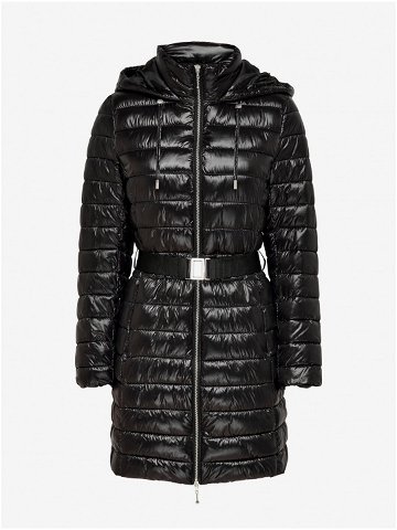 Černý dámský prošívaný zimní kabát ONLY Scarlett