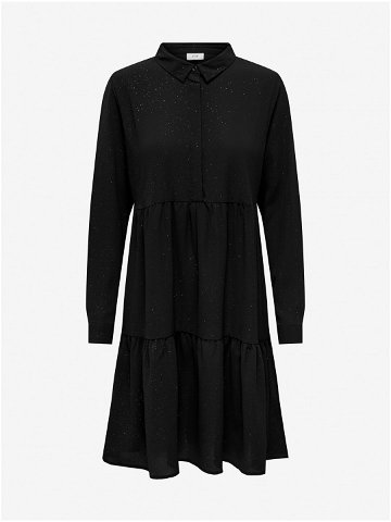 Černé dámské vzorované šaty JDY Piper
