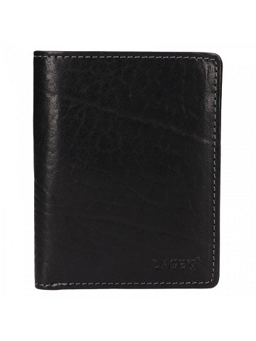 Pánská kožená peněženka Lagen Apolos – černá