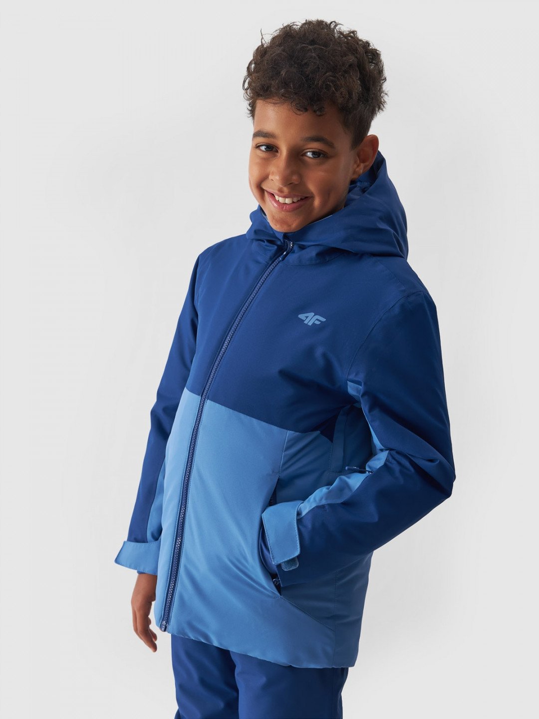 Chlapecká lyžařská bunda membrána 8000 – modrá
