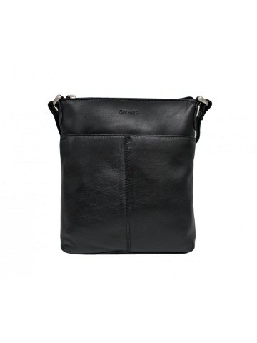 Dámská kožená taška přes rameno SG-27001 černá