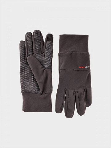 Pletené rukavičky Touch Screen unisex – šedé