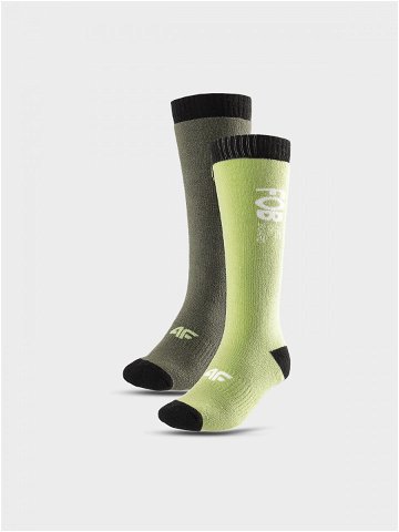 Dámské snowboardové ponožky 2-pack – khaki