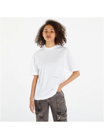 Calvin Klein Jeans Back Floral Graphic T-Shirt White