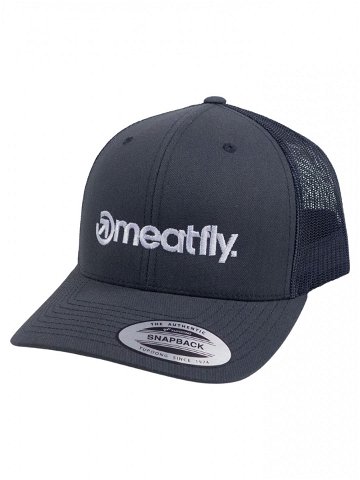 Meatfly kšiltovka MF Logo Trucker Dark Grey Šedá Velikost One Size