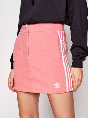 Adidas Mini sukně adicolor Classics GN2801 Růžová Slim Fit