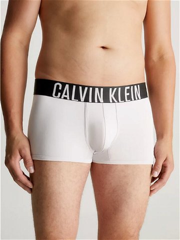 Pánské boxerky LOW RISE TRUNK 2PK 000NB2599A GXH bílo-zelené – Calvin Klein L