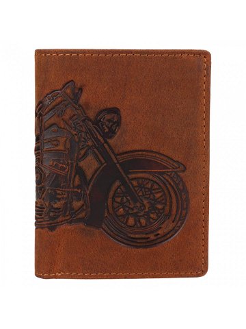 Pánská kožená peněženka Lagen Fingal – hnědá