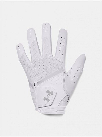Bílé sportovní kožené rukavice Under Armour UA Women IsoChill Golf Glove