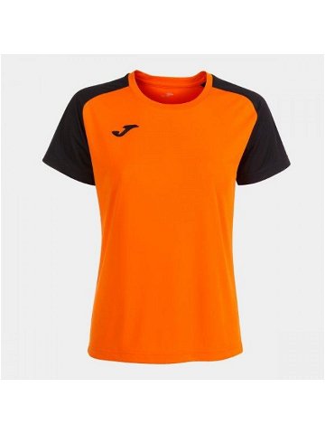 Joma Academy IV Short Sleeve T-Shirt Orange Black