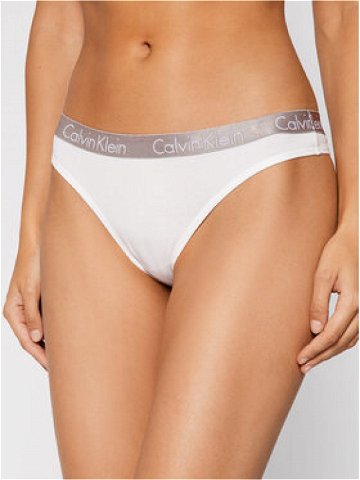 Calvin Klein Underwear Kalhotky string 000QD3539E Bílá