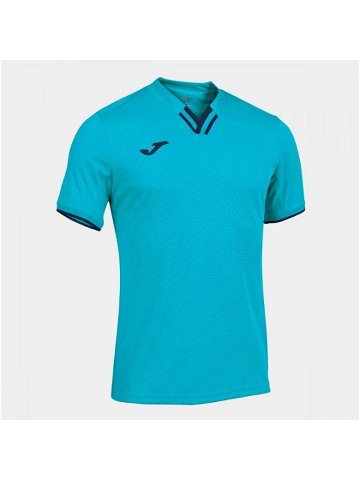 Joma Toletum IV Short Sleeve T-Shirt Fluor Turquoise-Navy