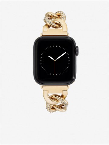 Řemínek pro Apple Watch 38 40 41mm ve zlaté barvě Anne Klein