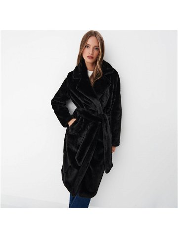 Mohito – Kabát s vázáním – Černý