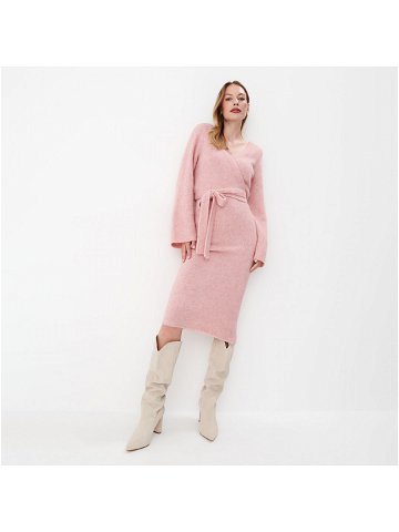 Mohito – Svetrové midi šaty – Růžová