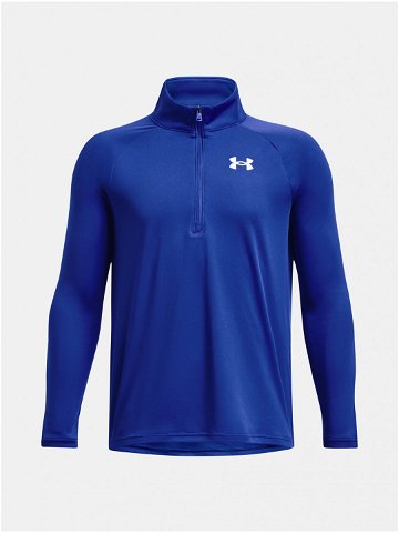 Modré sportovní tričko Under Armour UA Tech 2 0 1 2 Zip