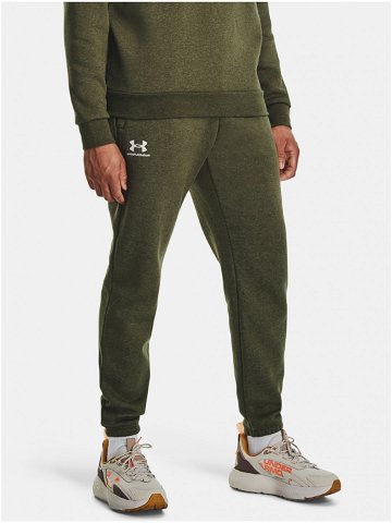 Khaki tepláky Under Armour UA Essential Fleece Jogger