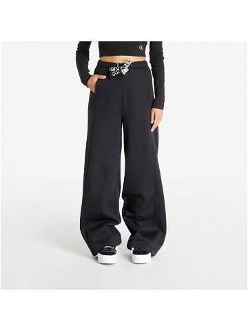 Calvin Klein Jeans Tape Wide Leg Jogger Sweatpants Black