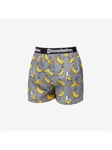 Horsefeathers Frazier Boxer Shorts Grey Bananas Print