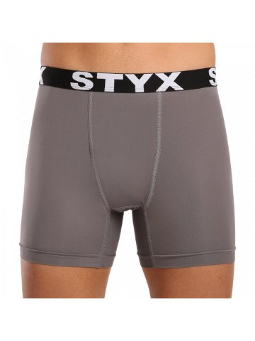 Pánské funkční boxerky Styx tmavě šedé W1063 M