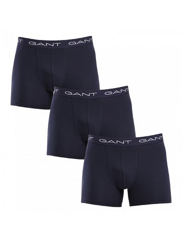 3PACK pánské boxerky Gant modré 900013004-410 L