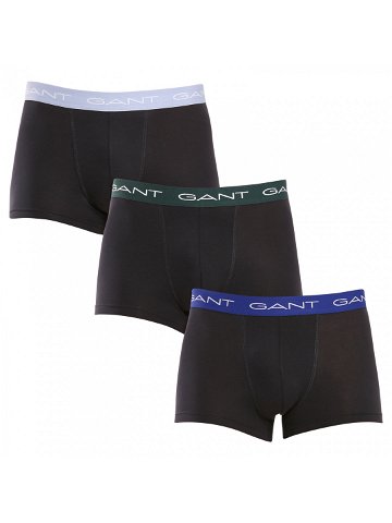 3PACK pánské boxerky Gant černé 902333003-005 XL