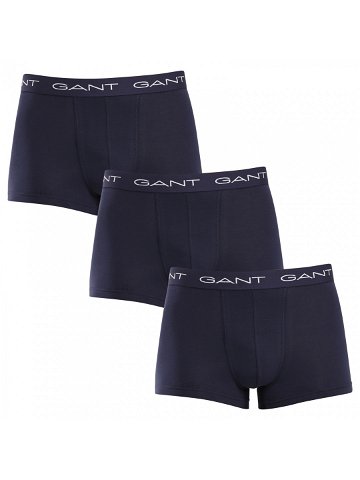 3PACK pánské boxerky Gant modré 900013003-410 L