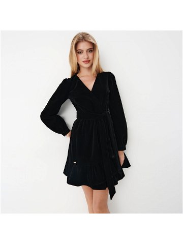 Mohito – Velurové mini šaty – Černý