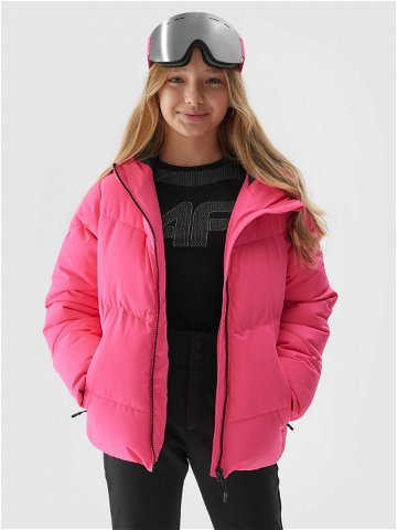 Dívčí lyžařská bunda membrána 5000 – růžová